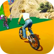 BMX Bicycle Rider Race Cycle