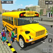 Coach School bus driving game Версия: 1.0